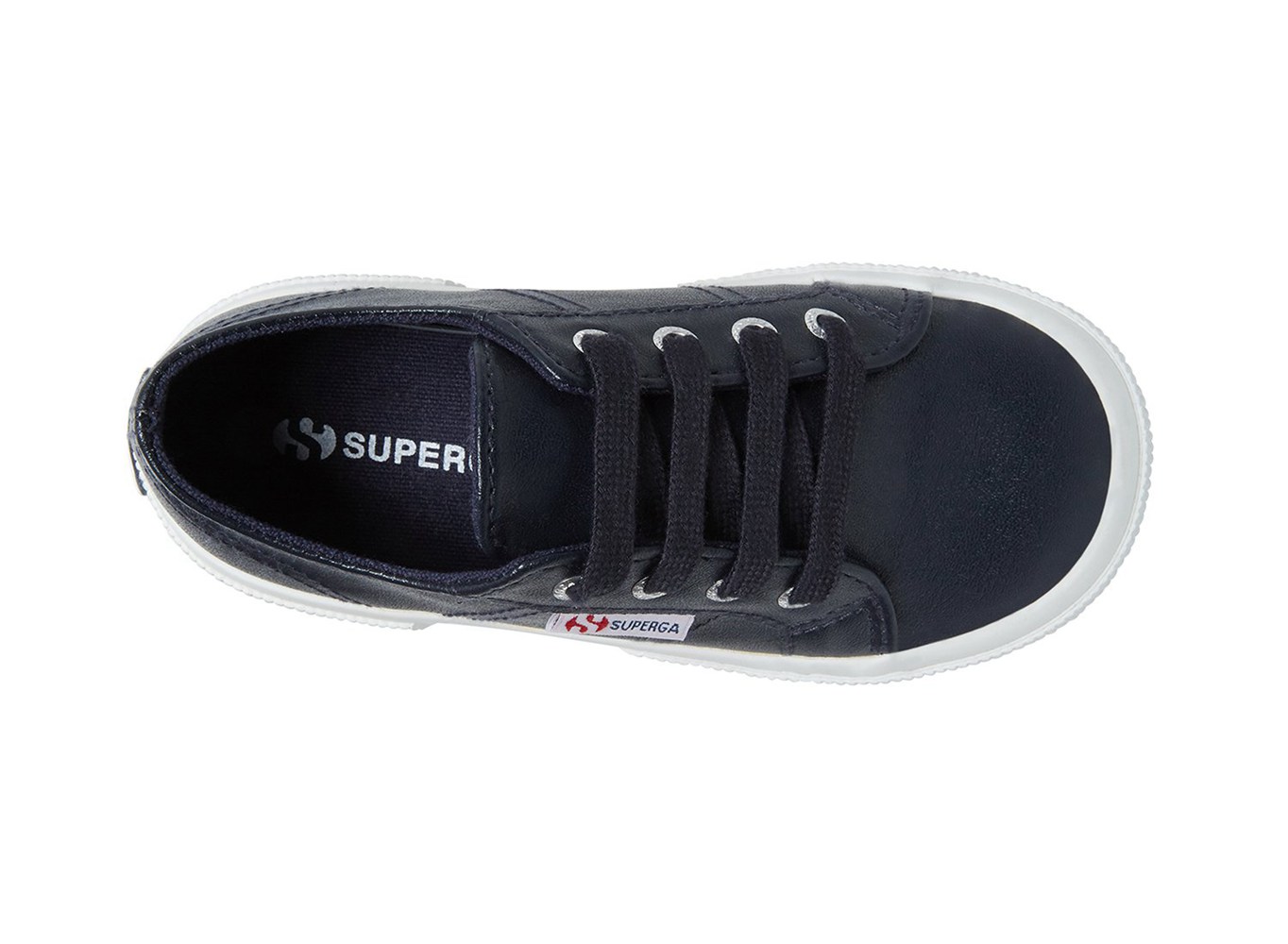 Superga Sneakers Kids - 2750 Nappaleaj Leather - Navy - HOPTN0386